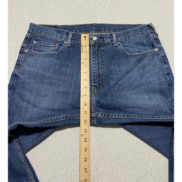 Levi's 559 Relaxed Straight Leg Jeans Men's‎ 36×32 Medium Wash Denim Whiskers - Picture 6 of 9